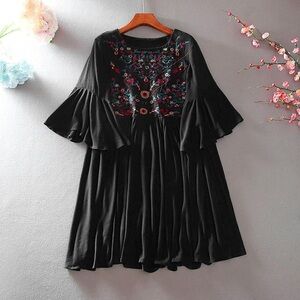 Umgee Boho Bliss! Embroidered Dress